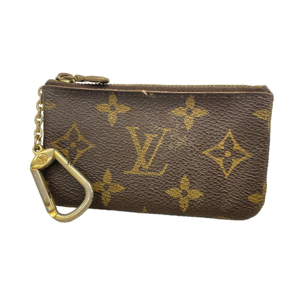 Louis Vuitton Monogram Pochette Clé M62650 Brown Wallet/Coin Case for Men and...